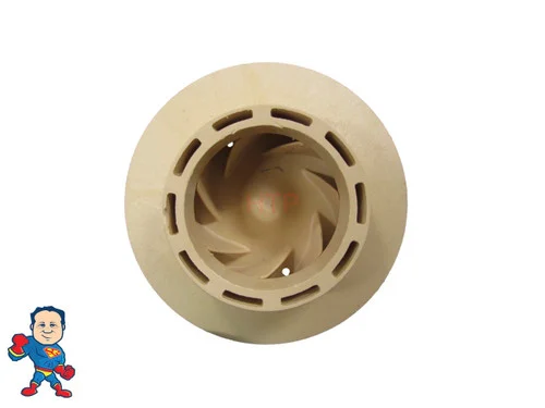 1.5HP Impeller for LX Guangdong 48 Frame Pump – 4″ OD, 2 3/8″ Eye, 5/16″ Vane – WUA-150/WP-150/LP-150
