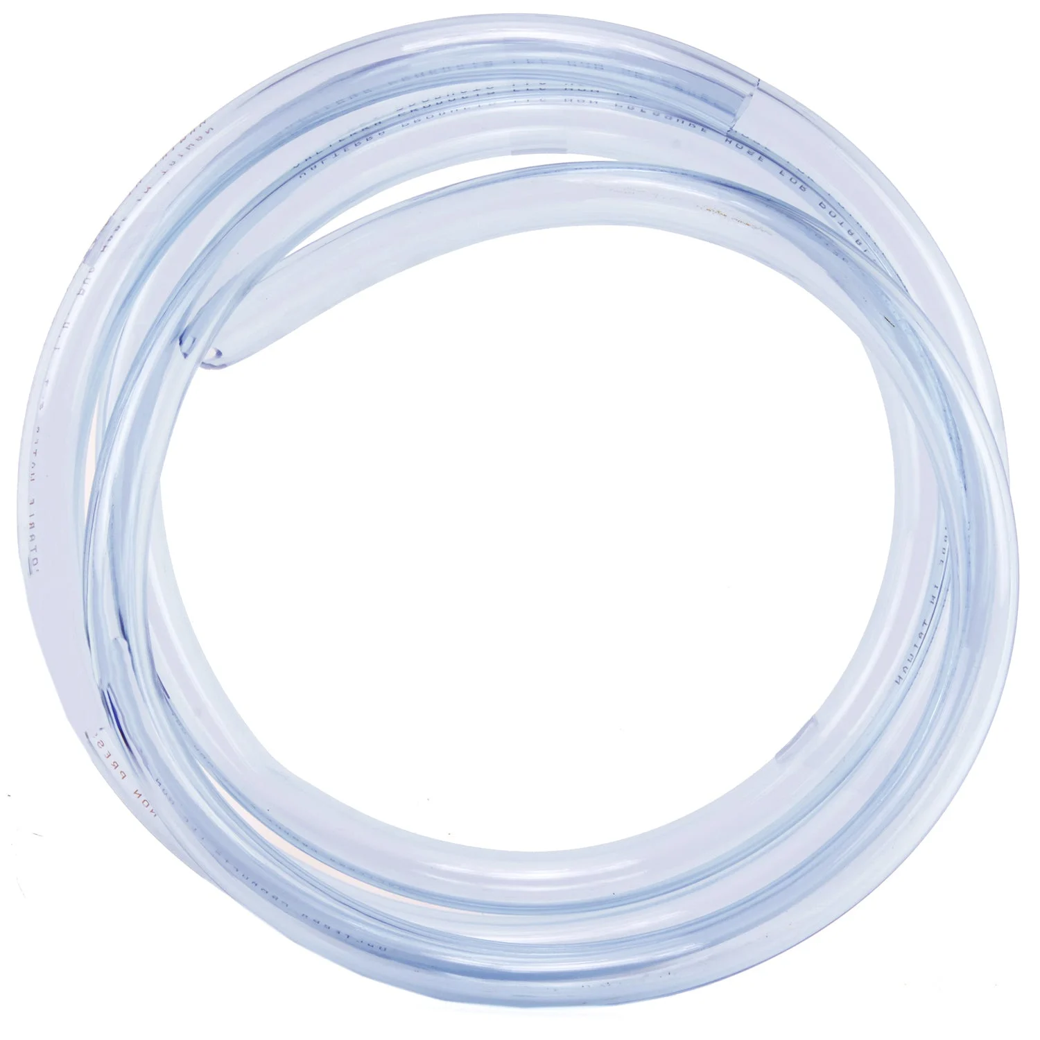 1″ID x 5′ – Clear PVC Vinyl Tubing
