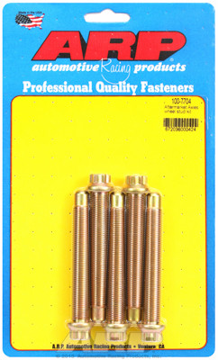 ARP 100-7704 Extended Wheel Studs - Screw-In 1/2"-20 Thread - 3.470" UHL 5 Pack