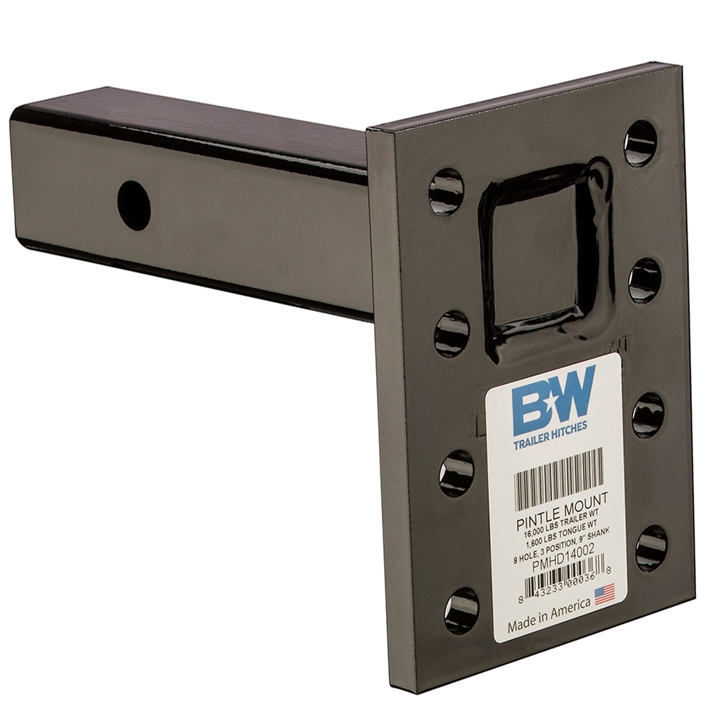 Pintle Plate 8-Hole 2" x 9" Shank - PMHD14002