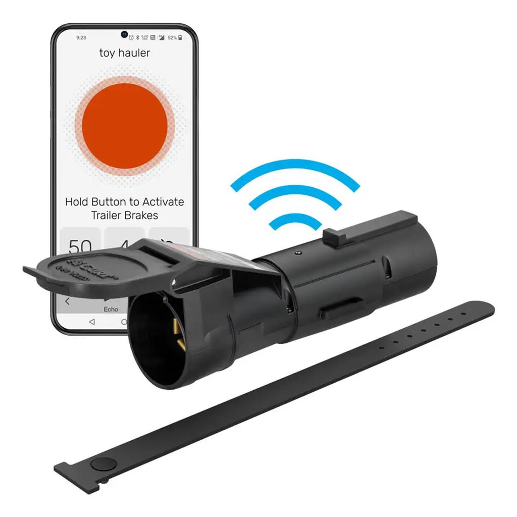 Curt Echo Mobile Trailer Brake Controller, 7-Way, Bluetooth Smartphone Connection - 51180