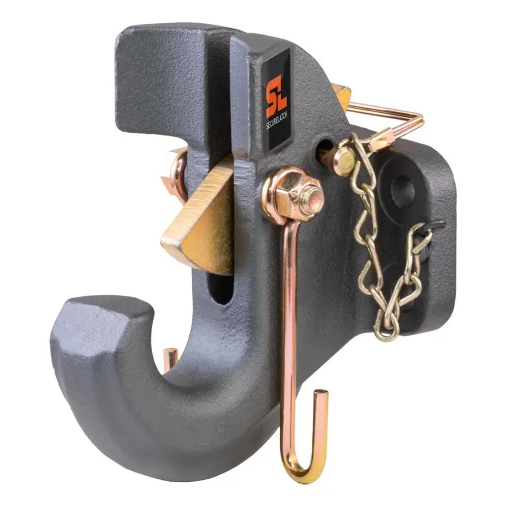 Curt SecureLatch Pintle Hook (30,000 lbs, 2-1/2" or 3" Lunette) - 48505