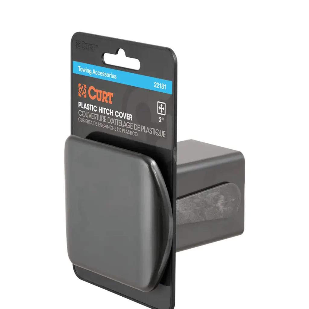 Curt 2" Black Plastic Hitch Tube Cover (Packaged) - 22181