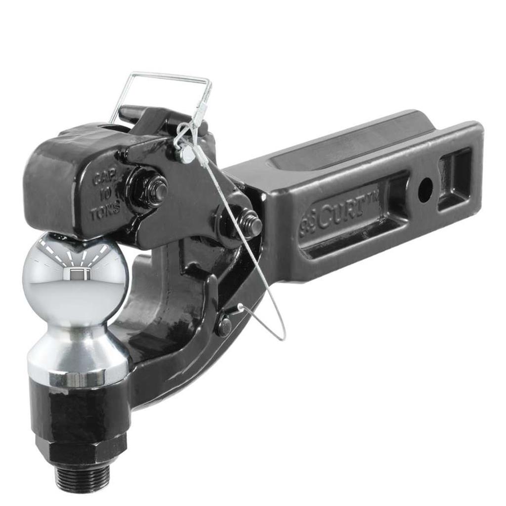 Curt Receiver-Mount Ball & Pintle Hitch (2-1/2" Shank, 2-5/16" Ball, 20,000 lbs.) - 48012