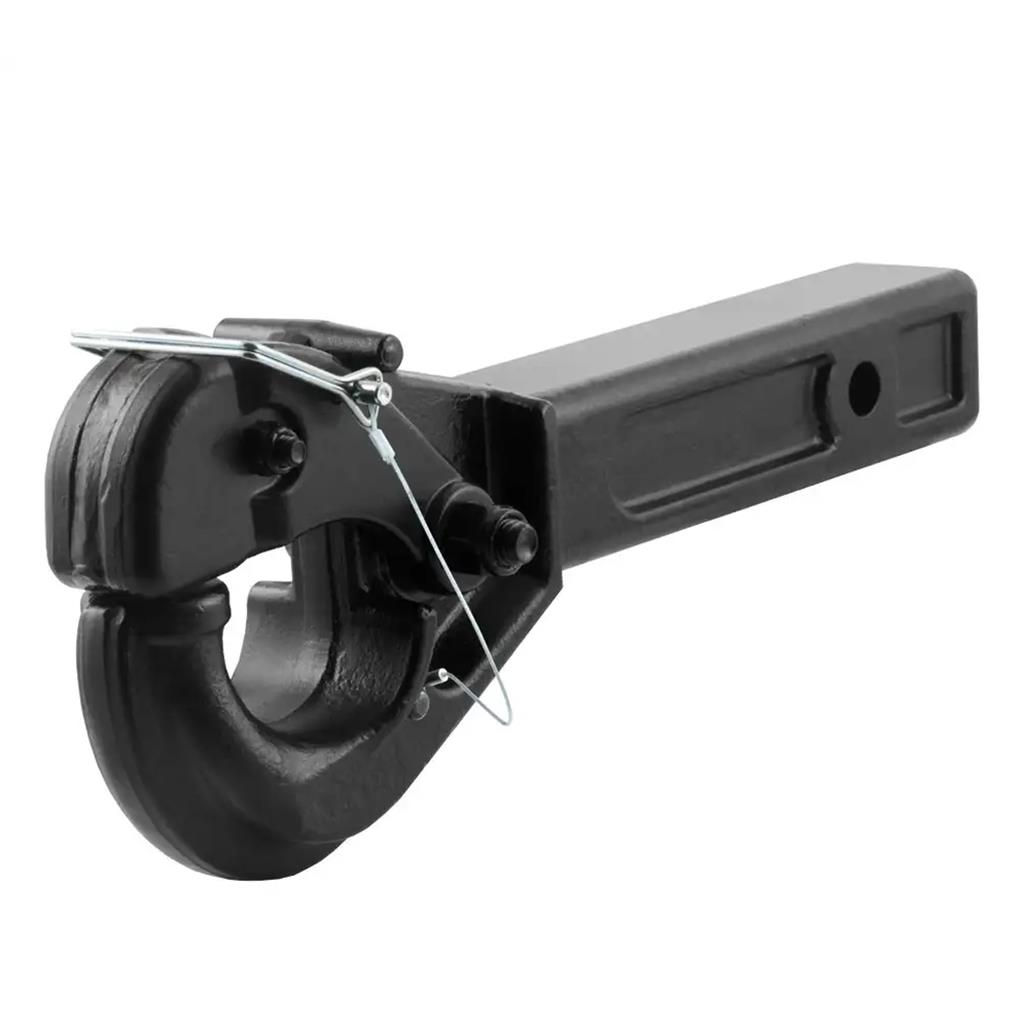 Curt Receiver-Mount Pintle Hook (2" Shank, 20,000 lbs., 2-1/2" Lunette Rings) - 48004