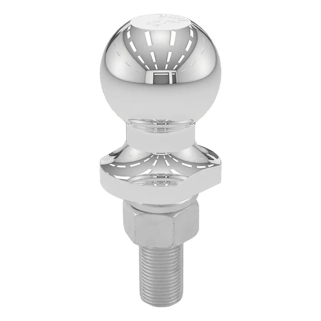 Curt 1-7/8" Trailer Ball (3/4" x 2-1/8" Shank, 2,000 lbs., Chrome) - 40015