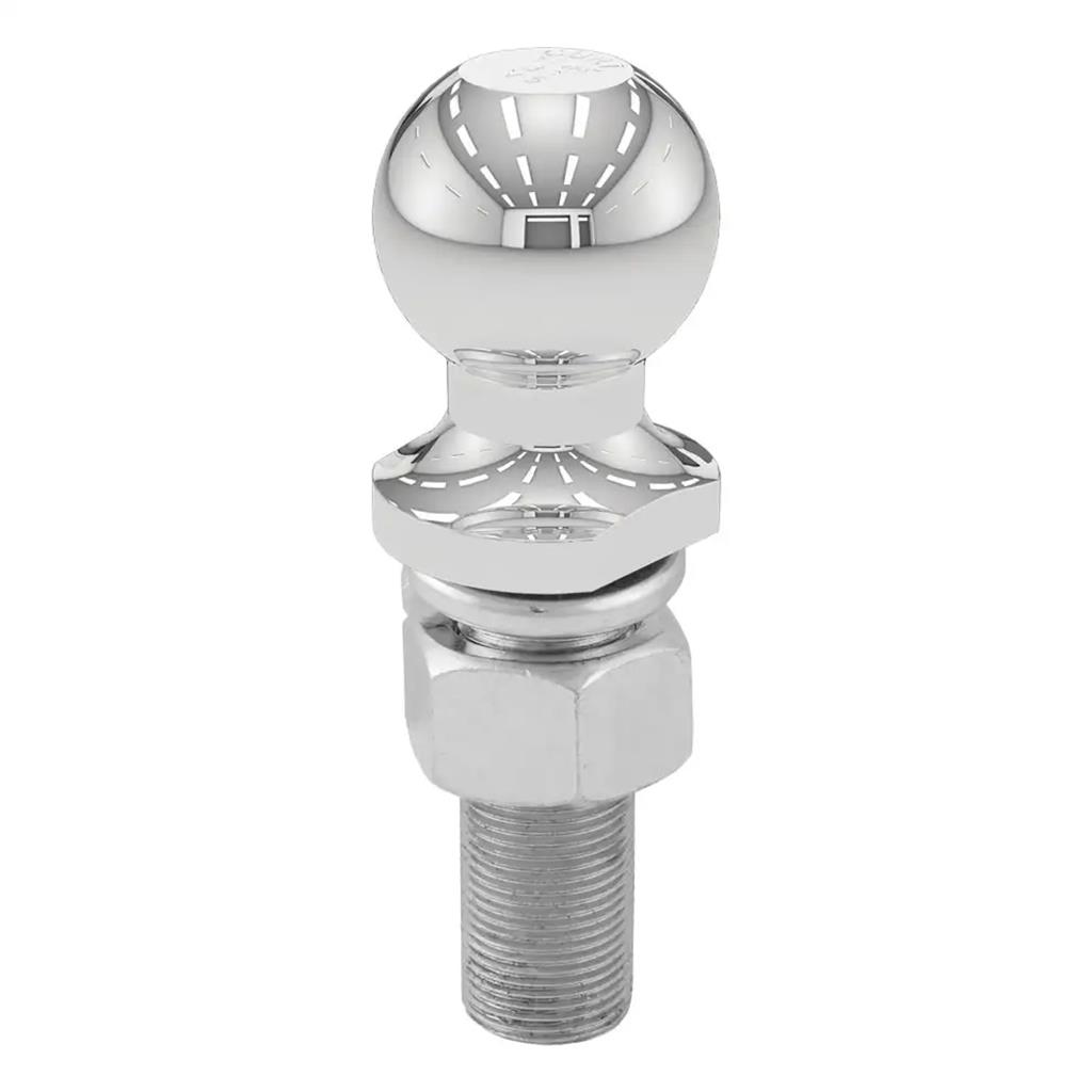 Curt 1-7/8" Trailer Ball (1" x 3" Shank, 3,500 lbs., Chrome) - 40017