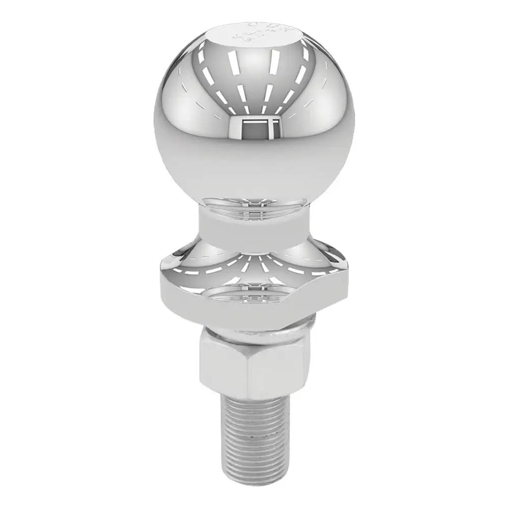 Curt 2" Trailer Ball (3/4" x 2-1/8" Shank, 3,500 lbs., Chrome) - 40018
