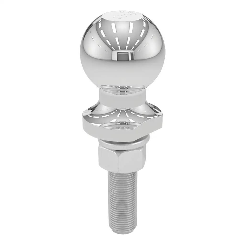Curt 2" Trailer Ball (3/4" x 3" Shank, 3,500 lbs., Chrome) - 40019
