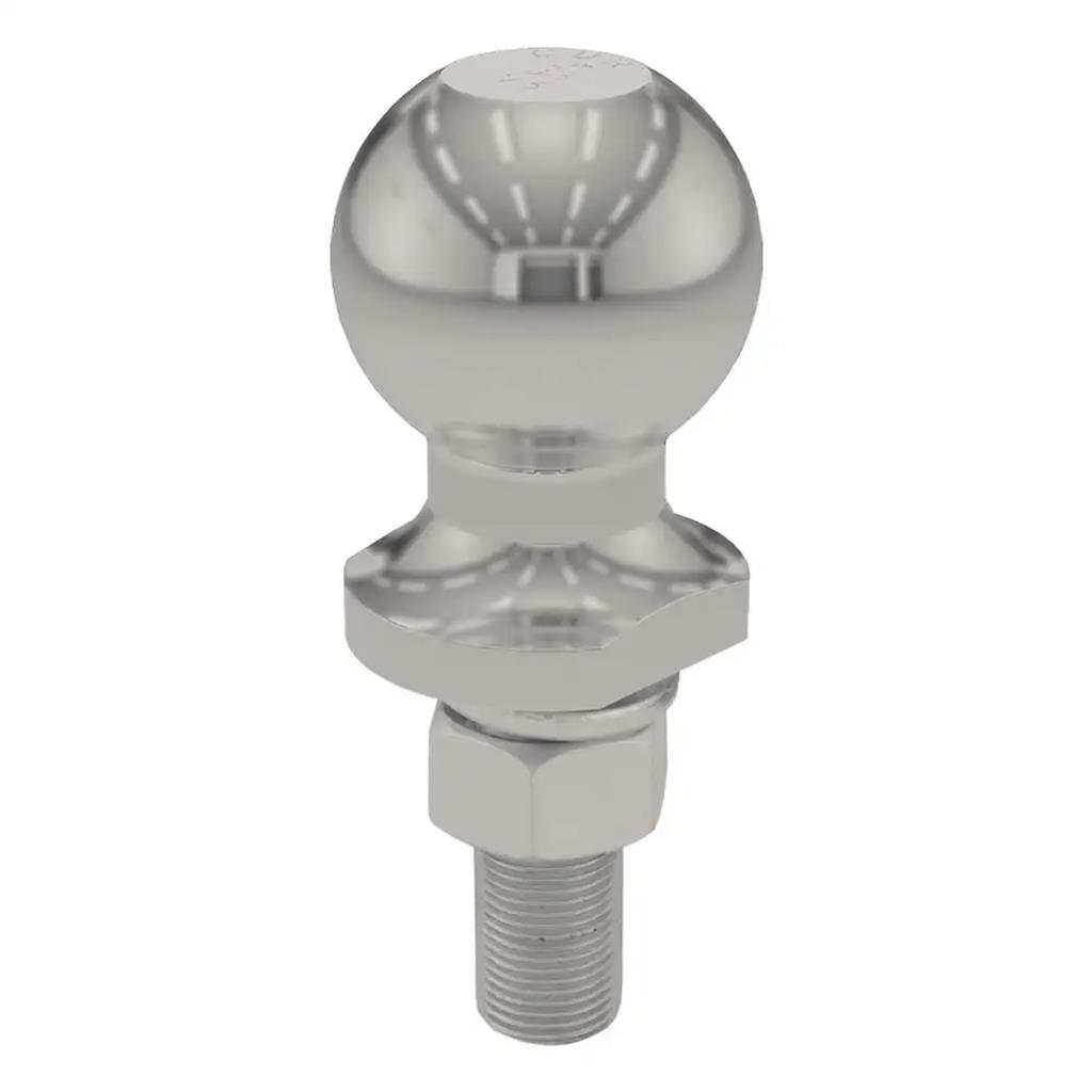 Curt 2" Trailer Ball (3/4" x 2-1/8" Shank, 3,500 lbs., Stainless) - 40052