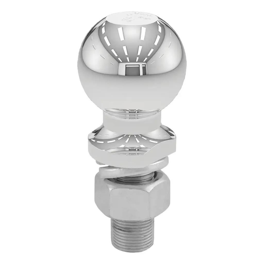 Curt 2-5/16" Trailer Ball (1" x 2-1/4" Shank, 12,000 lbs., Chrome) - 40039