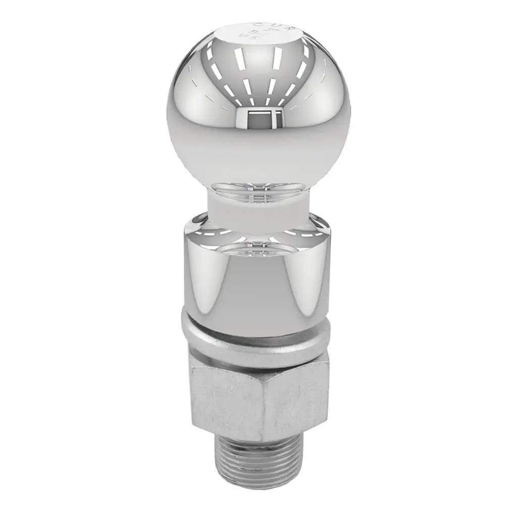 Curt 2-5/16" Trailer Ball (1-1/4" x 2-5/8" Shank, 1" Rise, 10,000 lbs., Chrome) - 40035