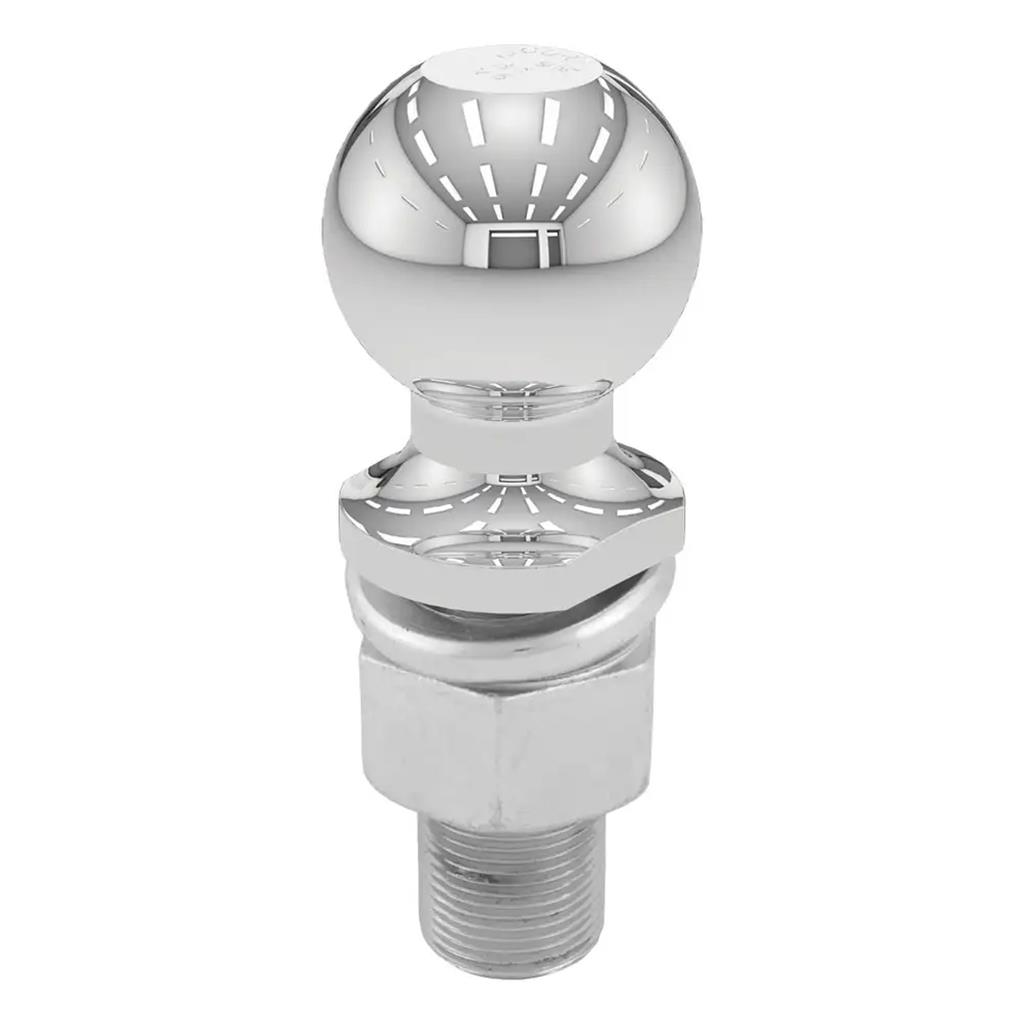 Curt 2-5/16" Trailer Ball (1-1/4" x 3" Shank, 6,000 lbs., Chrome) - 40022