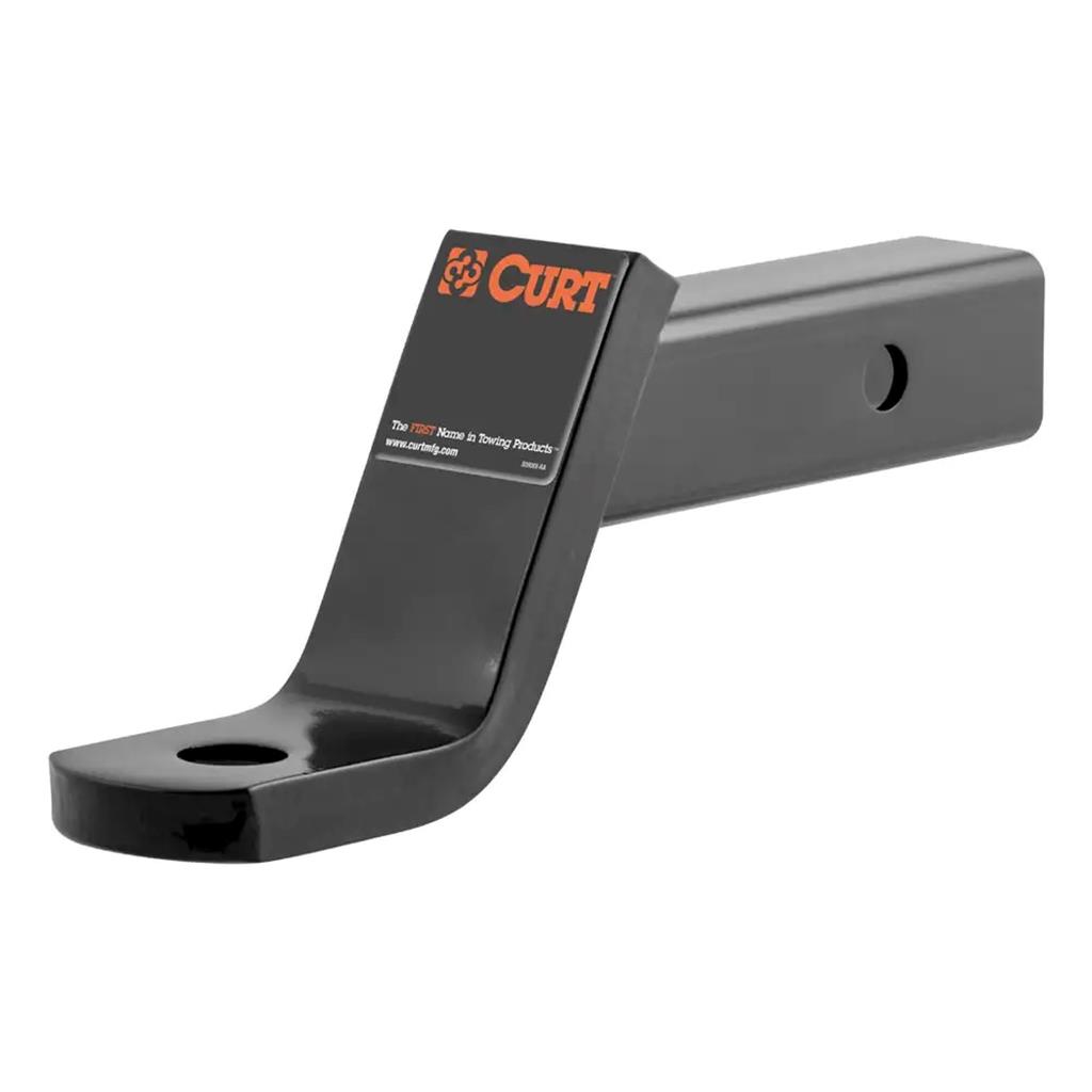 Curt Class 3 Ball Mount, Imported (2" Shank, 7,500 lbs., 4" Drop, 8-1/4" Long) - 45850