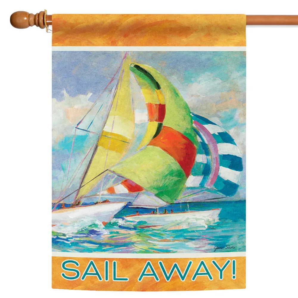 Sail Away! Outdoor House Flag 40″ x 28″