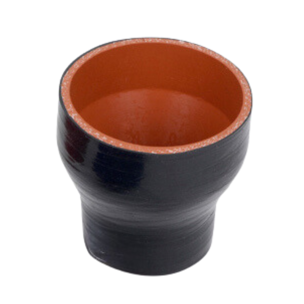 3.25in x 3.5in I.D. Black Straight Silicone Reducer