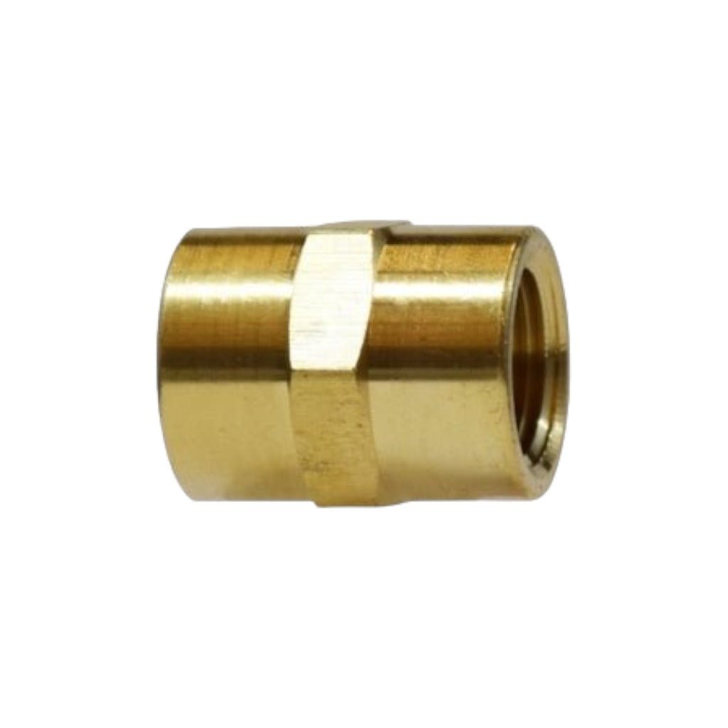 1/2" FIP Brass Pipe Coupler