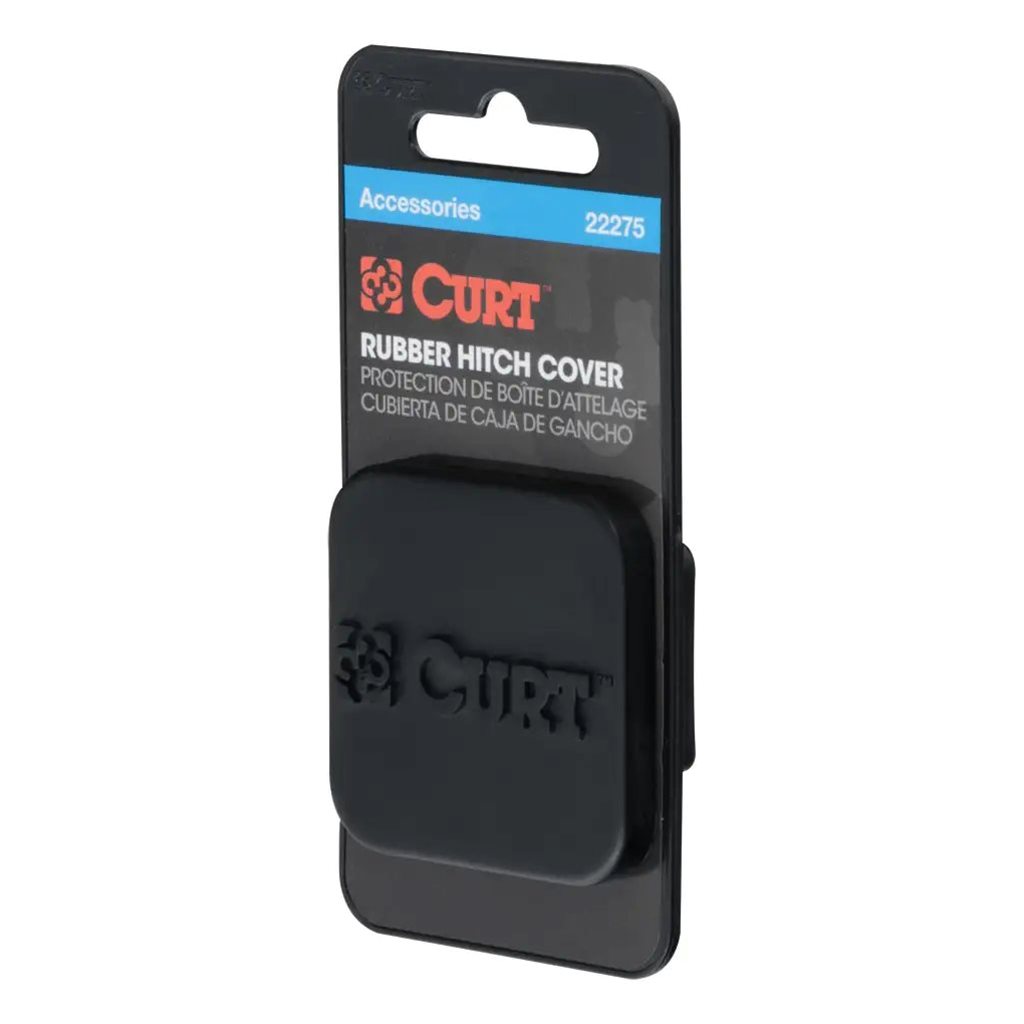 Curt 1-1/4" Rubber Hitch Tube Cover (Packaged) - 22275