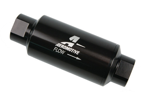 Aeromotive 12324 Inline Fuel Filter - 10AN ORB Inlet/Outlet - 100 Micron Element