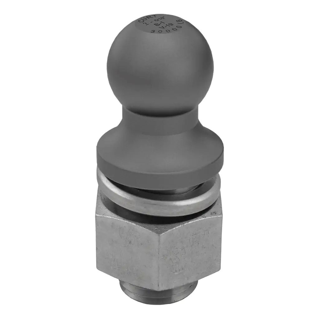 Curt 2-5/16" Trailer Ball (2" x 3-1/2" Shank, 30,000 lbs., Raw Steel) - 40088