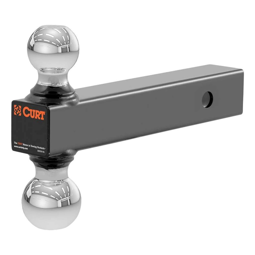 Curt Multi-Ball Mount (2" Hollow Shank, 2" & 2-5/16" Chrome Balls) - 45002