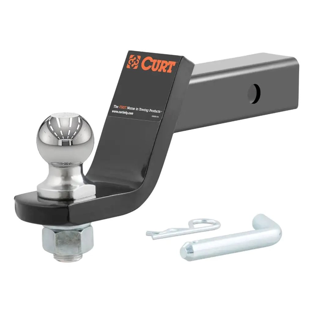 Curt Loaded Ball Mount with 1-7/8" Ball (2" Shank, 3,500 lbs., 4" Drop) - 45055