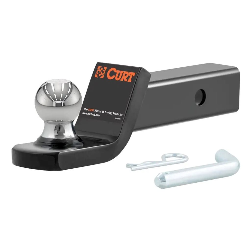 Curt Fusion Ball Mount with 1-7/8" Ball (2" Shank, 5,000 lbs., 2" Drop) - 45131