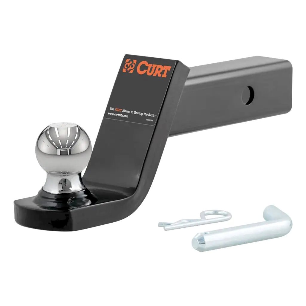 Curt Fusion Ball Mount with 1-7/8" Ball (2" Shank, 5,000 lbs., 4" Drop) - 45151