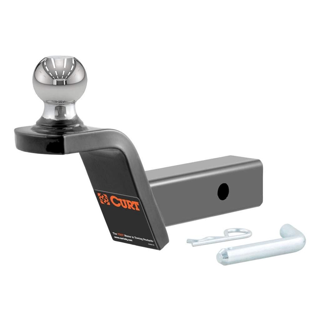 Curt Fusion Ball Mount with 2" Ball (2" Shank, 7,500 lbs., 2" Rise) - 45155