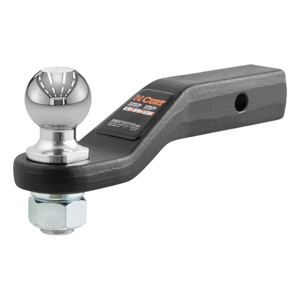 Curt Loaded Forged Ball Mount with 2-5/16" Ball (2" Shank, 15,000 lbs., 2" Drop) - 45331