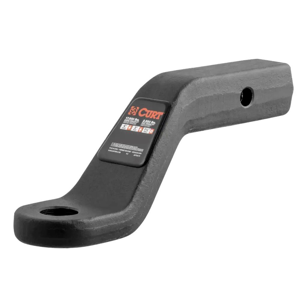 Curt Forged Ball Mount (2" Shank, 17,000 lbs., 4" Drop, 8-1/2" Long) - 45341