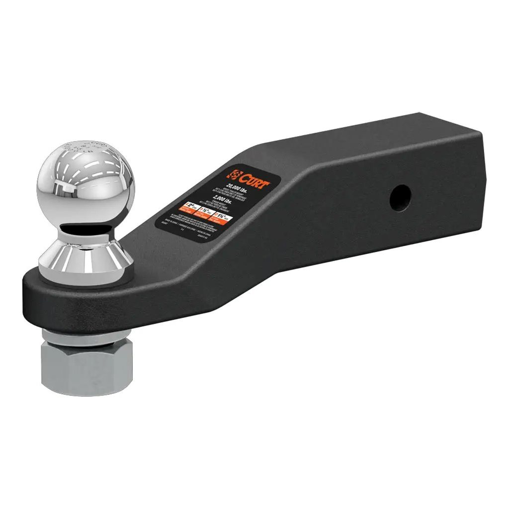 Curt Loaded Forged Ball Mount with 2-5/16" Ball (2-1/2" Shank, 20,000 lbs, 2" Drop) - 45371