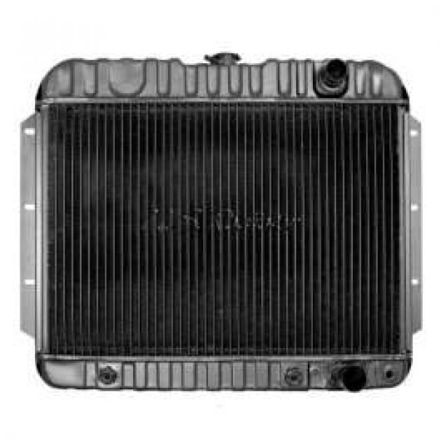 El Camino Radiator, Big Block, 3-Row, Heavy-Duty, For Cars With Manual Transmission & Air Conditioning, U.S. Radiator, 1959-1960