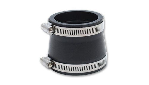 Vibrant 12713 Non-Reinforced Silicone Air Intake Adapter 3" ID to 4" w/ Clamps