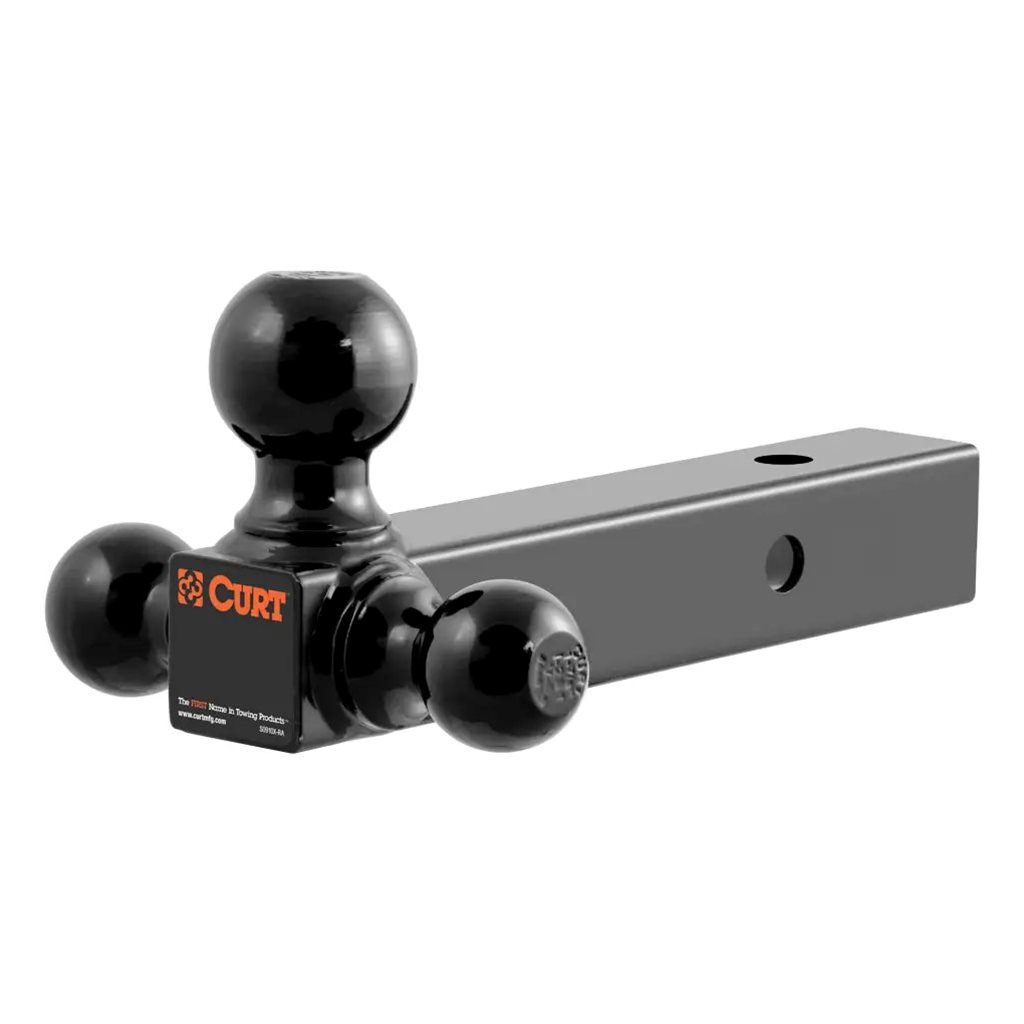 Curt Multi-Ball Mount (2" Hollow Shank, 1-7/8", 2" & 2-5/16" Black Balls) - 45652