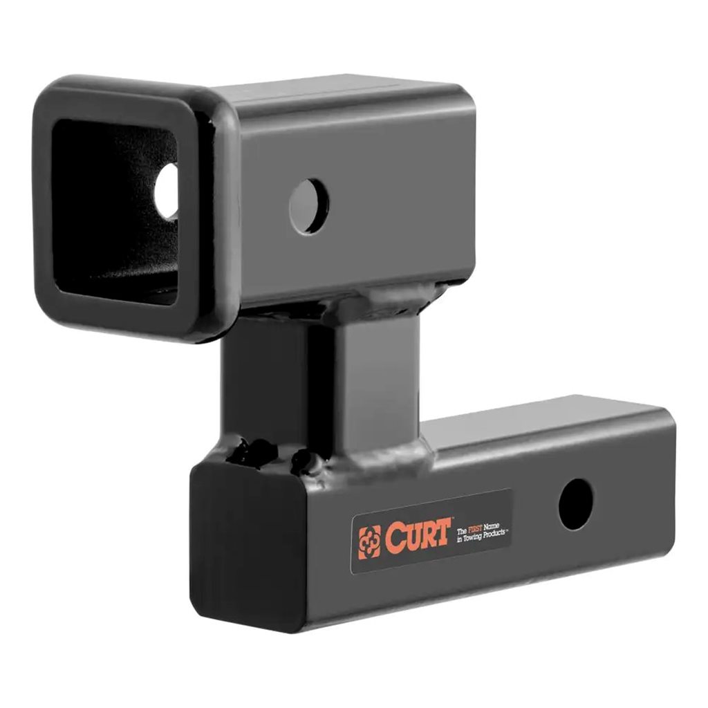 Curt Raised Receiver Adapter (2" Shank, Not for Towing Use, 4-1/4" Rise) - 45794