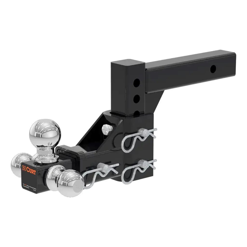 Curt Adjustable Tri-Ball Mount (2" Shank, 1-7/8", 2" & 2-5/16" Balls) - 45799