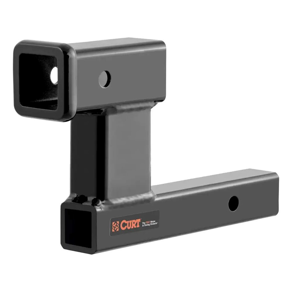Curt Receiver Hitch Adapter (2" Shank, 6" Drop, 7,500 lbs.) - 45808