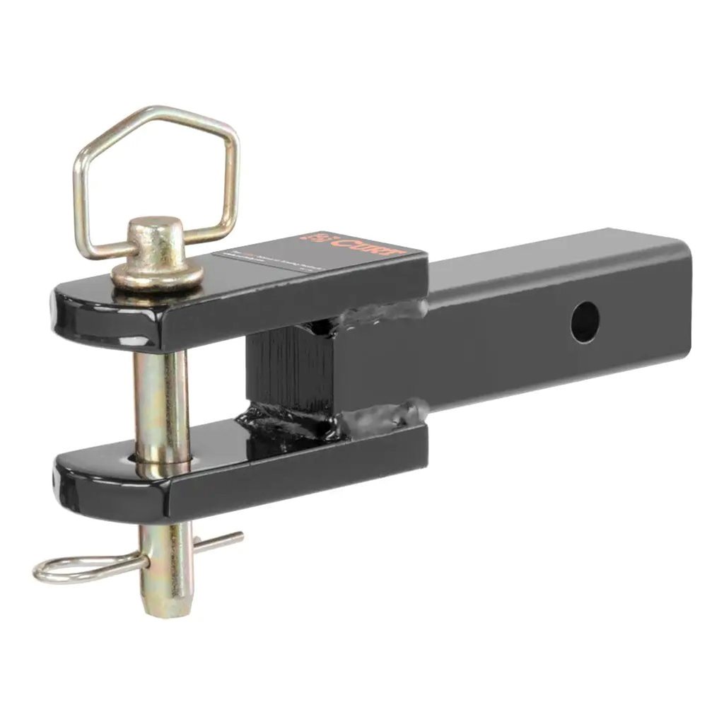 Curt Clevis Pin Ball Mount with 1" Diameter Pin (2" Shank, 6,000 lbs.) - 45821