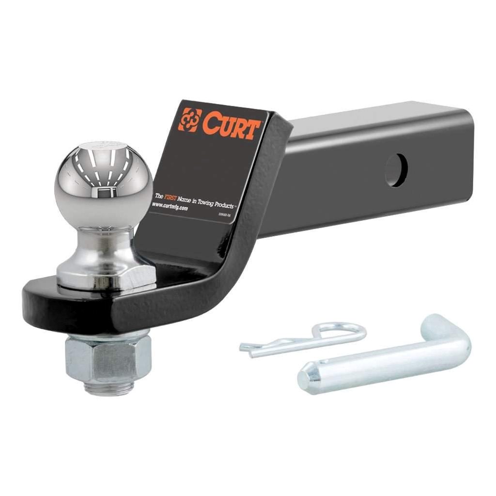 Curt Loaded Ball Mount with 1-7/8" Ball, Imported (2" Shank, 3,500 lbs., 2" Drop) - 45834