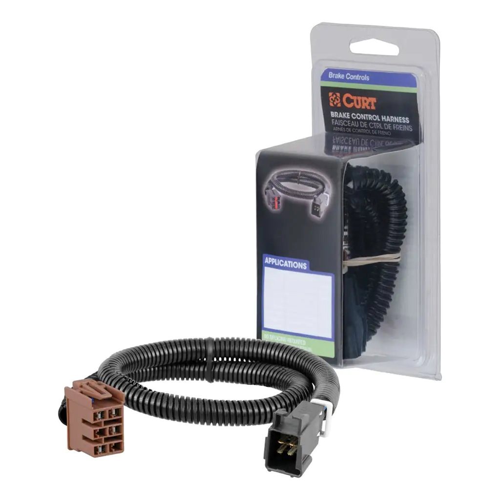 Curt Brake Controller Harness, Select Cadillac, Chevrolet, GMC, Hummer (Packaged) - 51353