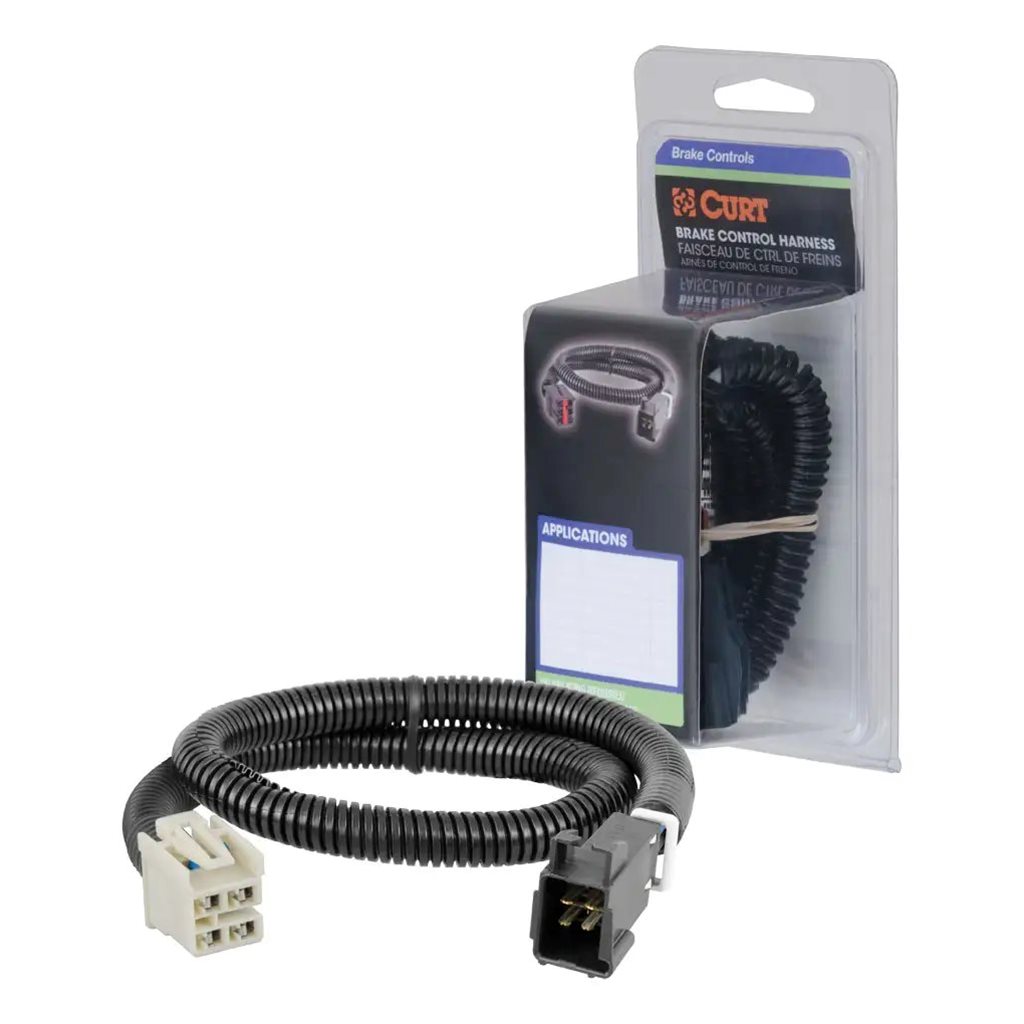 Curt Trailer Brake Controller Harness, Select Cadillac, Chevrolet, GMC (Packaged) - 51452