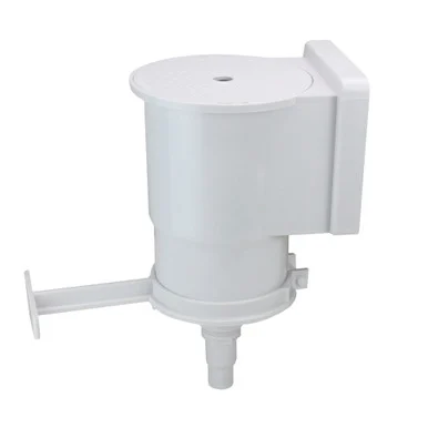 13.75″ White Wide Mouth Thru Wall Skimmer with Brace and Face Plate