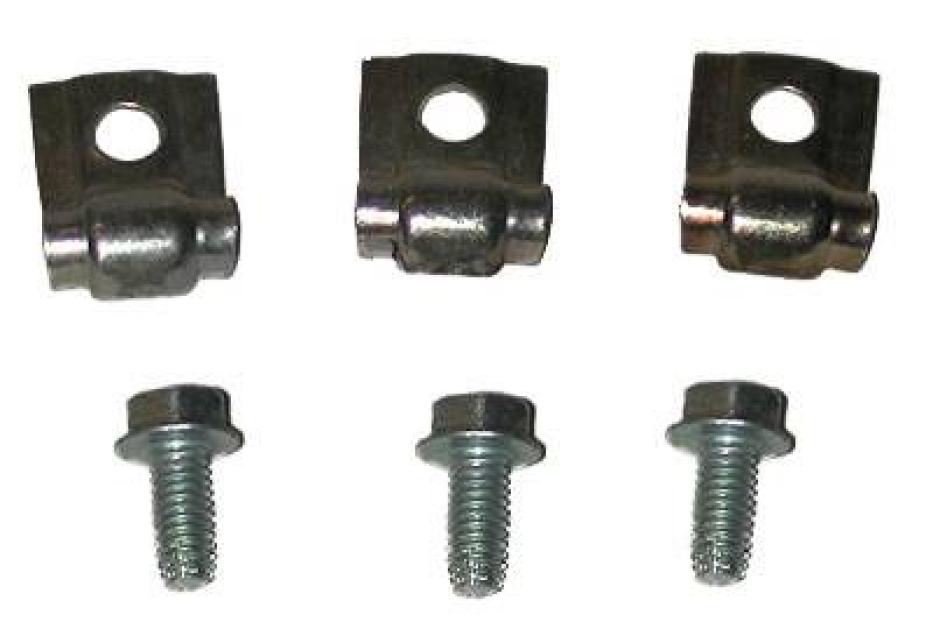 Shafers Classic Reproductions 1958-1964 Chevrolet Full Size Long Gas Line Clip and Bolt Set GLC400