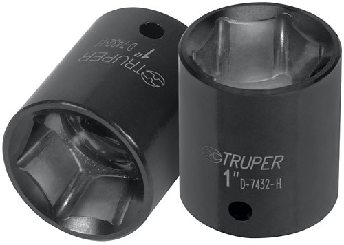 Truper 6-Point Impact Sockets, Metric, 6-Point Impact Sockets 1/2" drive 13mm 2