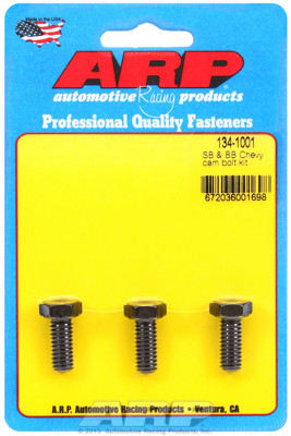ARP 134-1001 Chevy Big Block/Small Block Camshaft Bolts - Set of 3 - Hex Head