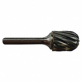 Champion Cylinder Carbide Bur Surface Milling and Contouring 1/4" x 3/4"