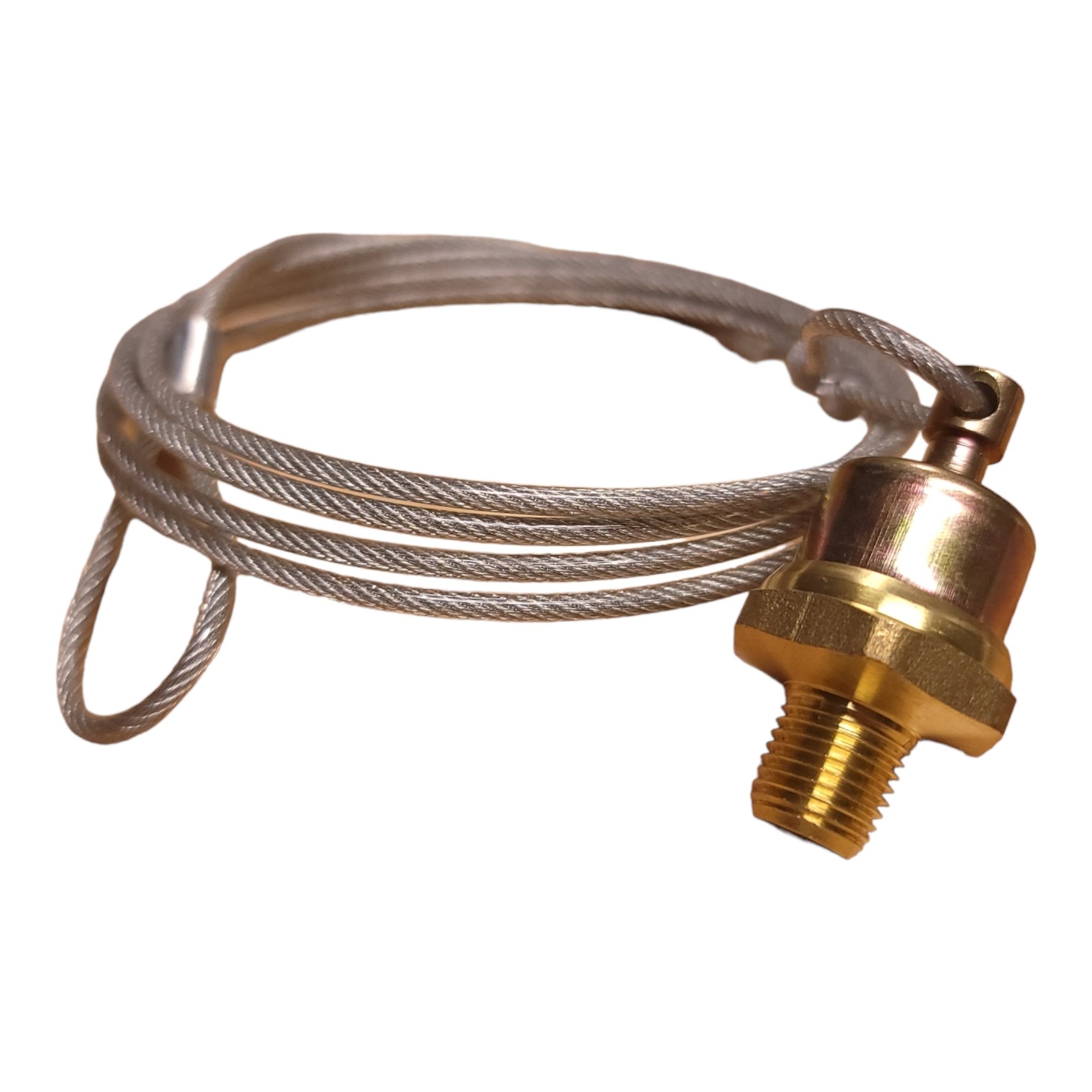 1/4" Air Tank Pull Drain Valve With 5 Foot Cord