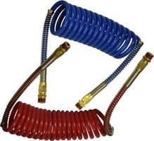 15' Coiled Red and Blue Air Line Set
