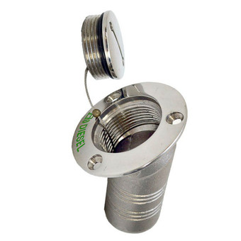 30° Angled Diesel Flush Mount - Deck Filler Neck(1-1/2" OD)